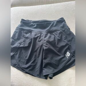 New Balance Black Women's Athletic Shorts with Logo